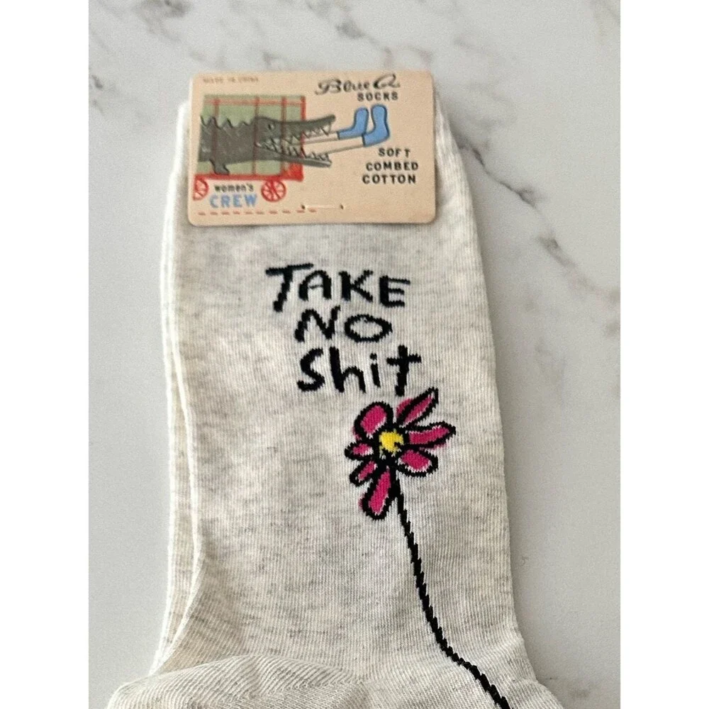 Blue Q Novelty Socks Women Size 5-10 NEW Foul Language